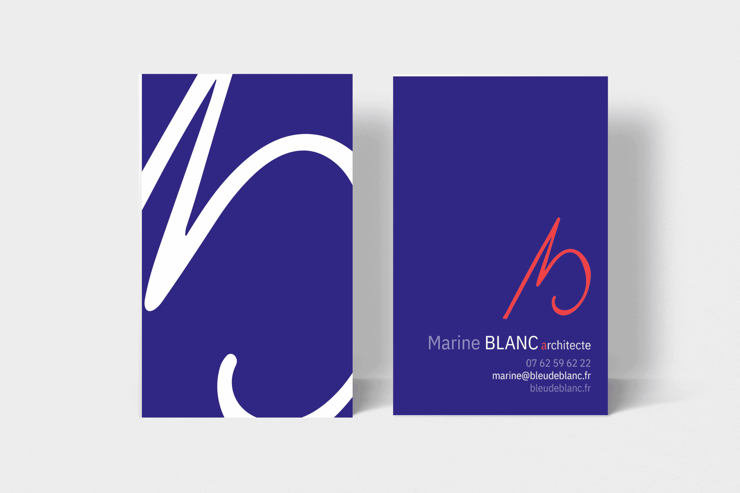 Bleu de blanc : Identité visuelle, support imprimé, site web